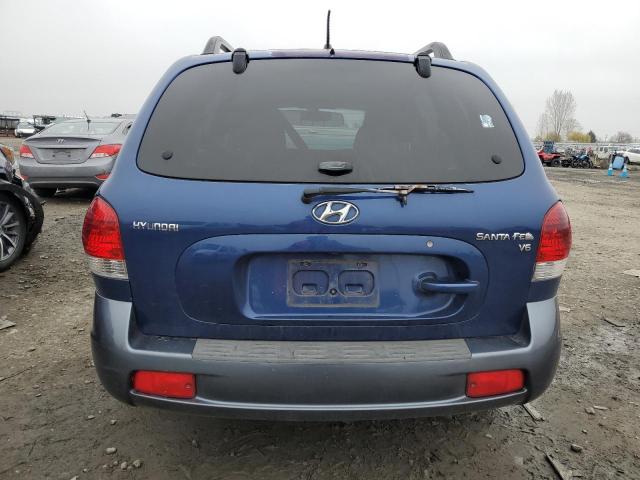 KM8SC13D26U107844 - 2006 HYUNDAI SANTA FE GLS BLUE photo 6