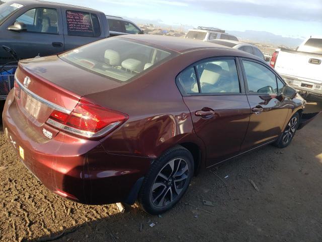 19XFB2F88FE098773 - 2015 HONDA CIVIC EX MAROON photo 3