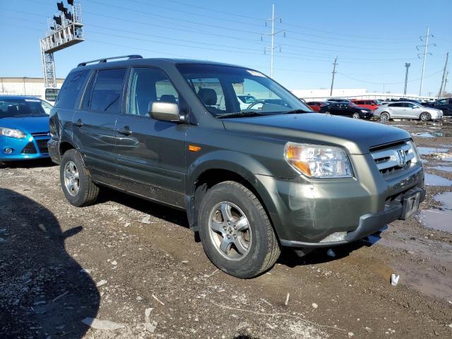 5FNYF18776B023729 - 2006 HONDA PILOT EX GREEN photo 4