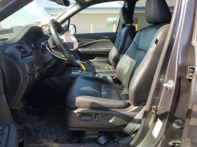 5FNYF7H58KB003906 - 2019 HONDA PASSPORT EXL CHARCOAL photo 7