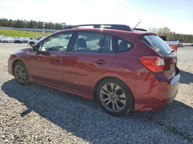 JF1GPAT66F8222817 - 2015 SUBARU IMPREZA SPORT RED photo 2