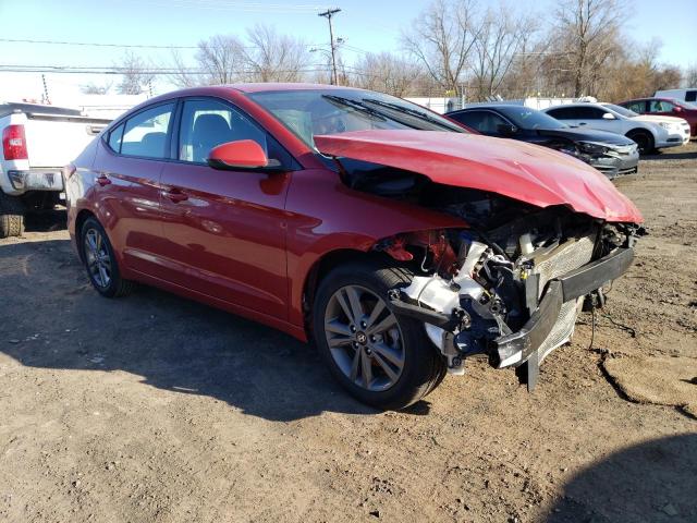 5NPD84LF1JH371318 - 2018 HYUNDAI ELANTRA SEL RED photo 4