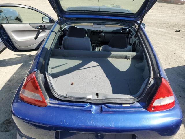 JHMZE13711T000174 - 2001 HONDA INSIGHT BLUE photo 10