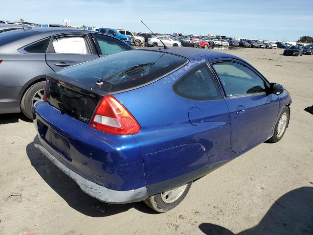 JHMZE13711T000174 - 2001 HONDA INSIGHT BLUE photo 3