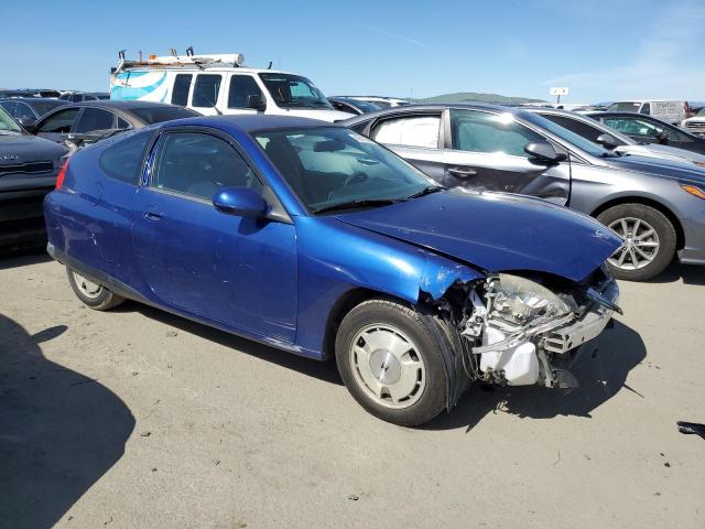 JHMZE13711T000174 - 2001 HONDA INSIGHT BLUE photo 4