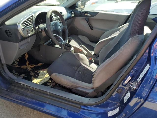 JHMZE13711T000174 - 2001 HONDA INSIGHT BLUE photo 7