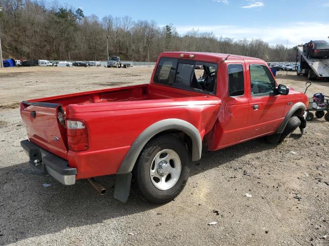 1FTZR15UX2PA00953 - 2002 FORD RANGER SUPER CAB RED photo 3