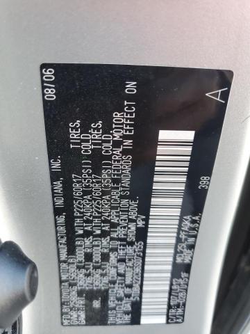 5TDBA22C96S073155 - 2006 TOYOTA SIENNA XLE SILVER photo 13