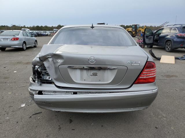 WDBNG83J46A471123 - 2006 MERCEDES-BENZ S 430 4MATIC GRAY photo 6