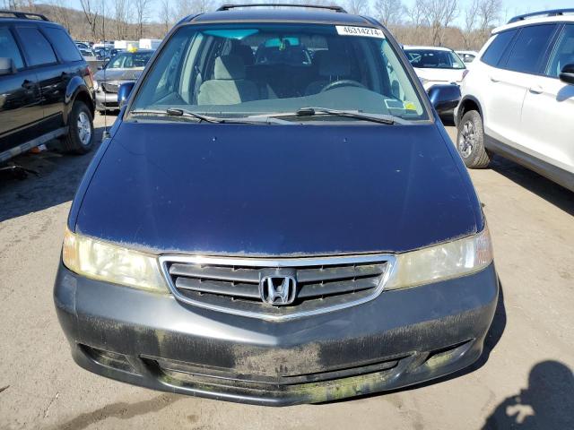 5FNRL18693B050849 - 2003 HONDA ODYSSEY EX BLUE photo 5