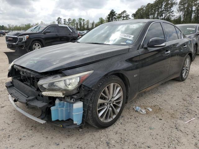 JN1EV7AP6JM356171 - 2018 INFINITI Q50 LUXE BLACK photo 1