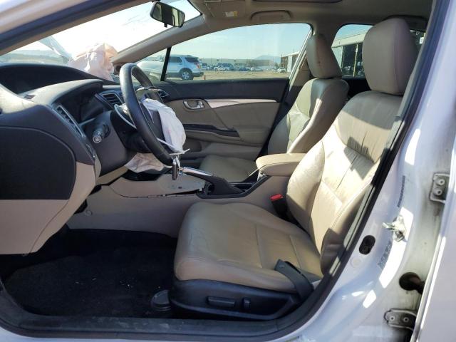 19XFB2F93FE097040 - 2015 HONDA CIVIC EXL თეთრი ფოტო 7