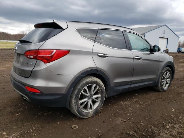 5XYZU3LA5EG157655 - 2014 HYUNDAI SANTA FE S GRAY photo 3