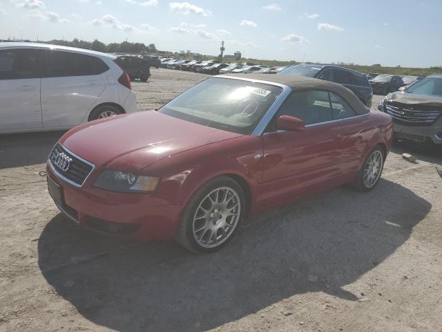 WAUET48H05K024841 - 2005 AUDI A4 S-LINE 3.0 QUATTRO RED photo 1