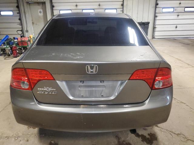 1HGFA16968L078264 - 2008 HONDA CIVIC EXL GRAY photo 6