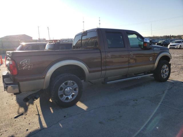 1FT7W2BT3CEB95406 - 2012 FORD F250 SUPER DUTY BROWN photo 3