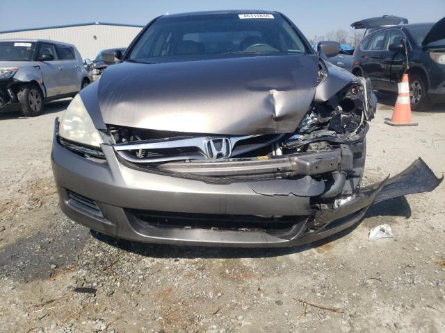 1HGCM56807A048681 - 2007 HONDA ACCORD EX GRAY photo 5