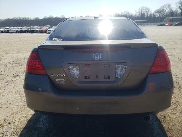 1HGCM56807A048681 - 2007 HONDA ACCORD EX GRAY photo 6