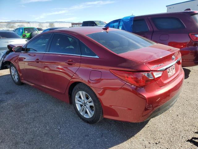 5NPEB4AC7EH944842 - 2014 HYUNDAI SONATA GLS RED photo 2