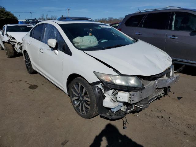 19XFB2F98FE098989 - 2015 HONDA CIVIC EXL თეთრი ფოტო 4