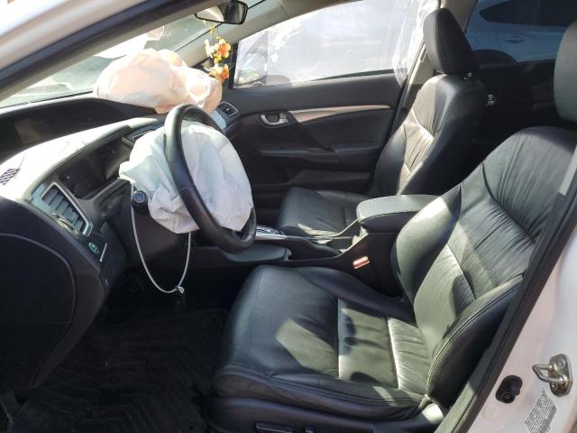 19XFB2F98FE098989 - 2015 HONDA CIVIC EXL თეთრი ფოტო 7