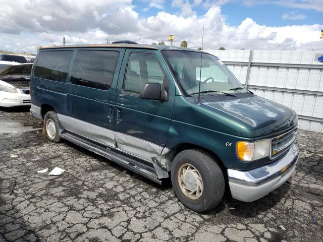 1FMRE11L31HB21093 - 2001 FORD ECONOLINE E150 WAGON GREEN photo 4