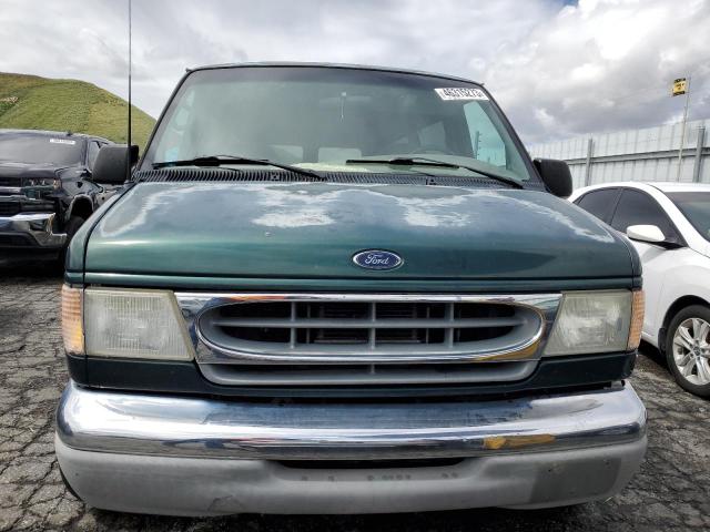 1FMRE11L31HB21093 - 2001 FORD ECONOLINE E150 WAGON GREEN photo 5