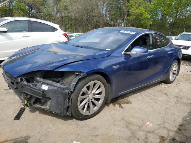 5YJSA1E27GF156893 - 2016 TESLA MODEL S Կապույտ լուսանկար 1