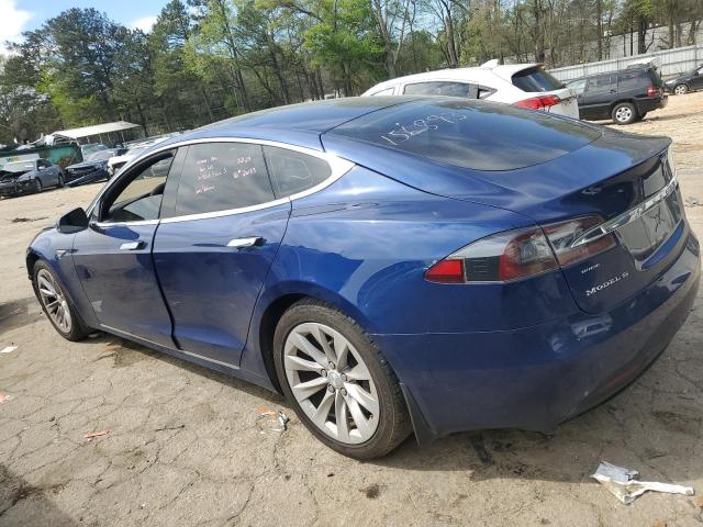 5YJSA1E27GF156893 - 2016 TESLA MODEL S Կապույտ լուսանկար 2