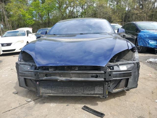 5YJSA1E27GF156893 - 2016 TESLA MODEL S Կապույտ լուսանկար 5