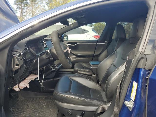 5YJSA1E27GF156893 - 2016 TESLA MODEL S Կապույտ լուսանկար 7