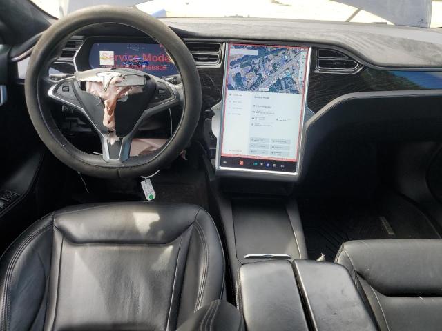 5YJSA1E27GF156893 - 2016 TESLA MODEL S Կապույտ լուսանկար 8