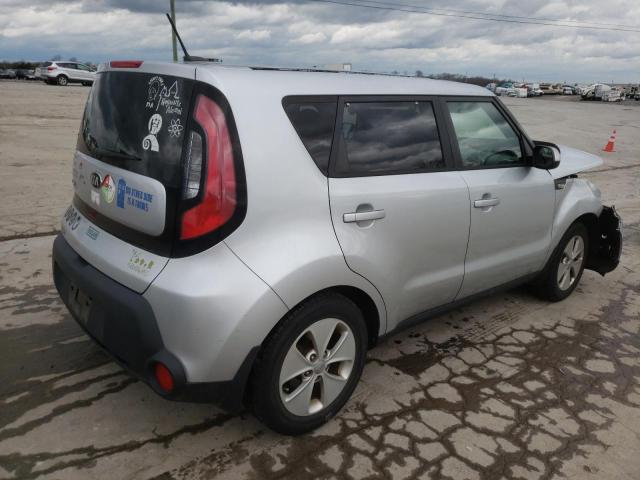 KNDJN2A22E7701963 - 2014 KIA SOUL SILVER photo 3