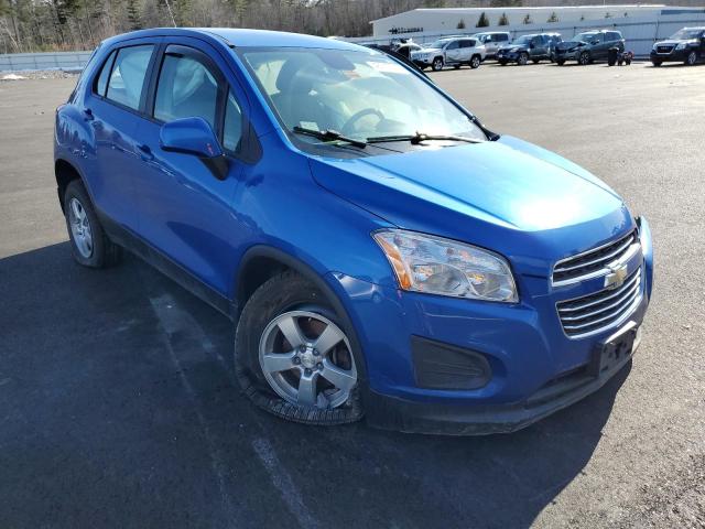 KL7CJPSB8FB075802 - 2015 CHEVROLET TRAX 1LS BLUE photo 4