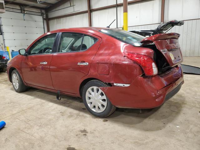 3N1CN7APXKL865537 - 2019 NISSAN VERSA S MAROON photo 2