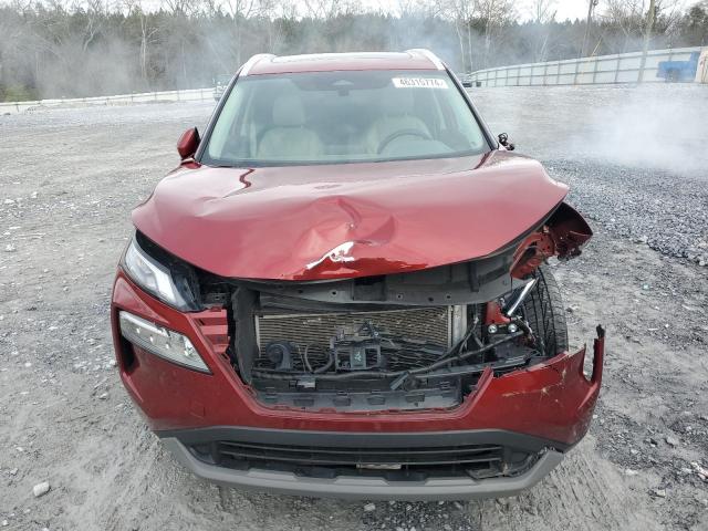 5N1AT3BBXMC732762 - 2021 NISSAN ROGUE SV RED photo 5