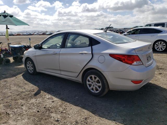 KMHCT4AE7EU667441 - 2014 HYUNDAI ACCENT GLS SILVER photo 2