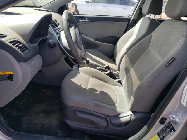 KMHCT4AE7EU667441 - 2014 HYUNDAI ACCENT GLS SILVER photo 7