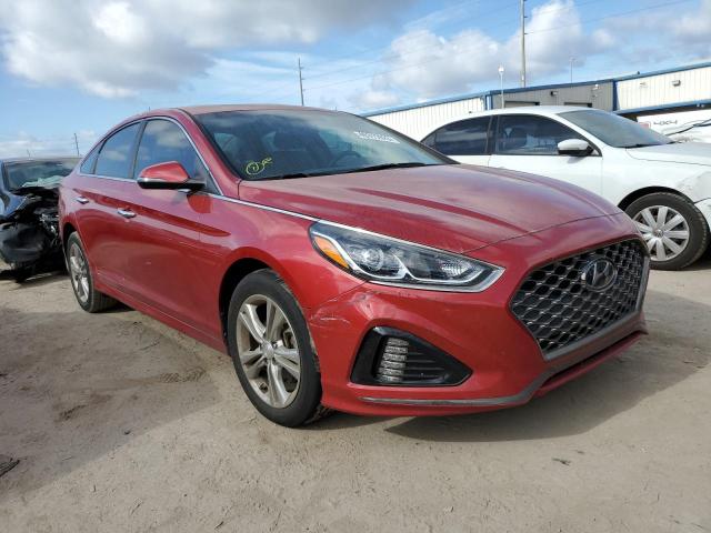 5NPE34AF3KH742972 - 2019 HYUNDAI SONATA LIMITED RED photo 4