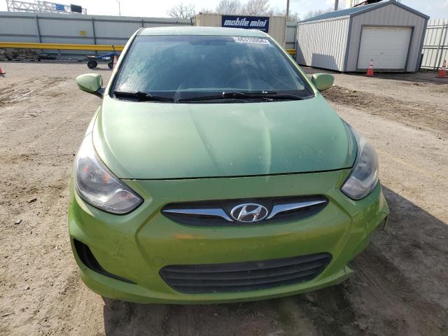 KMHCT5AE6EU162593 - 2014 HYUNDAI ACCENT GLS GREEN photo 5