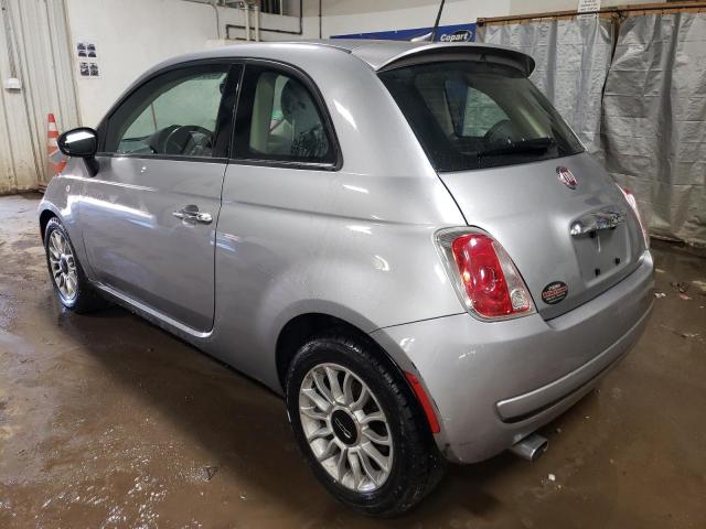 3C3CFFAR4GT125922 - 2016 FIAT 500 POP GRAY photo 2