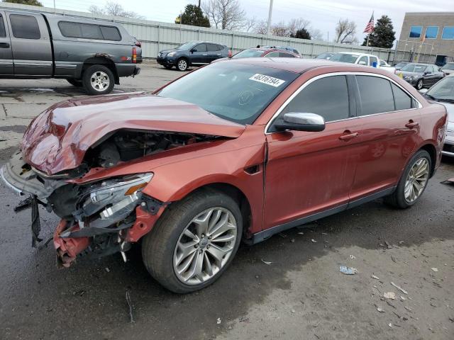 1FAHP2F86EG115407 - 2014 FORD TAURUS LIMITED RED photo 1