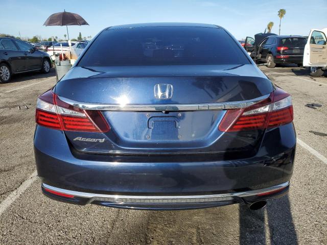 1HGCR2F35HA239924 - 2017 HONDA ACCORD LX BLUE photo 6