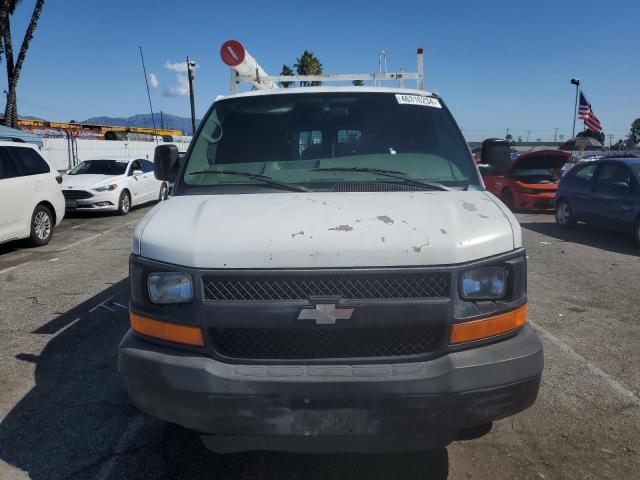 1GCGG25C481204718 - 2008 CHEVROLET EXPRESS G2 WHITE photo 5