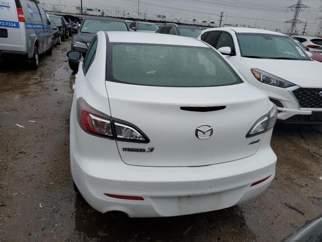 JM1BL1V79C1616189 - 2012 MAZDA 3 I WHITE photo 6