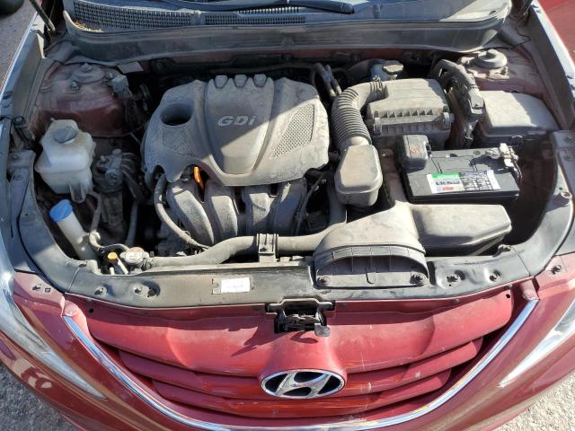 5NPEB4AC4DH798043 - 2013 HYUNDAI SONATA GLS RED photo 11