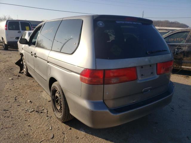 2HKRL1852YH617337 - 2000 HONDA ODYSSEY LX SILVER photo 3