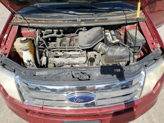 2FMDK38C18BB14509 - 2008 FORD EDGE SEL RED photo 12