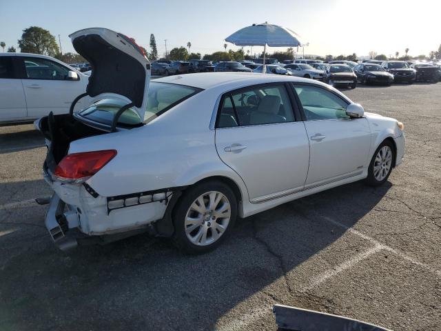 4T1BK3DB5CU454687 - 2012 TOYOTA AVALON BASE WHITE photo 3