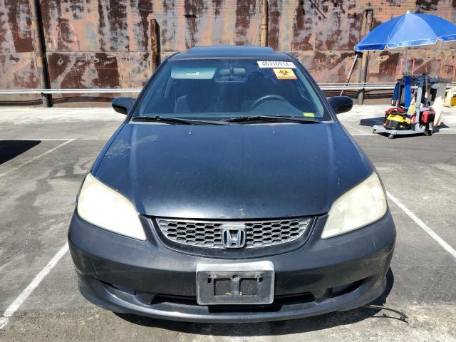 1HGEM22945L036752 - 2005 HONDA CIVIC EX BLACK photo 5